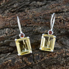 Alina multicolor Minimal Toi et Moi Dangle Earring