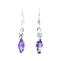 Eliza multicolor Dainty Toi et Moi Dangle Earring Multi multicolor Dangle