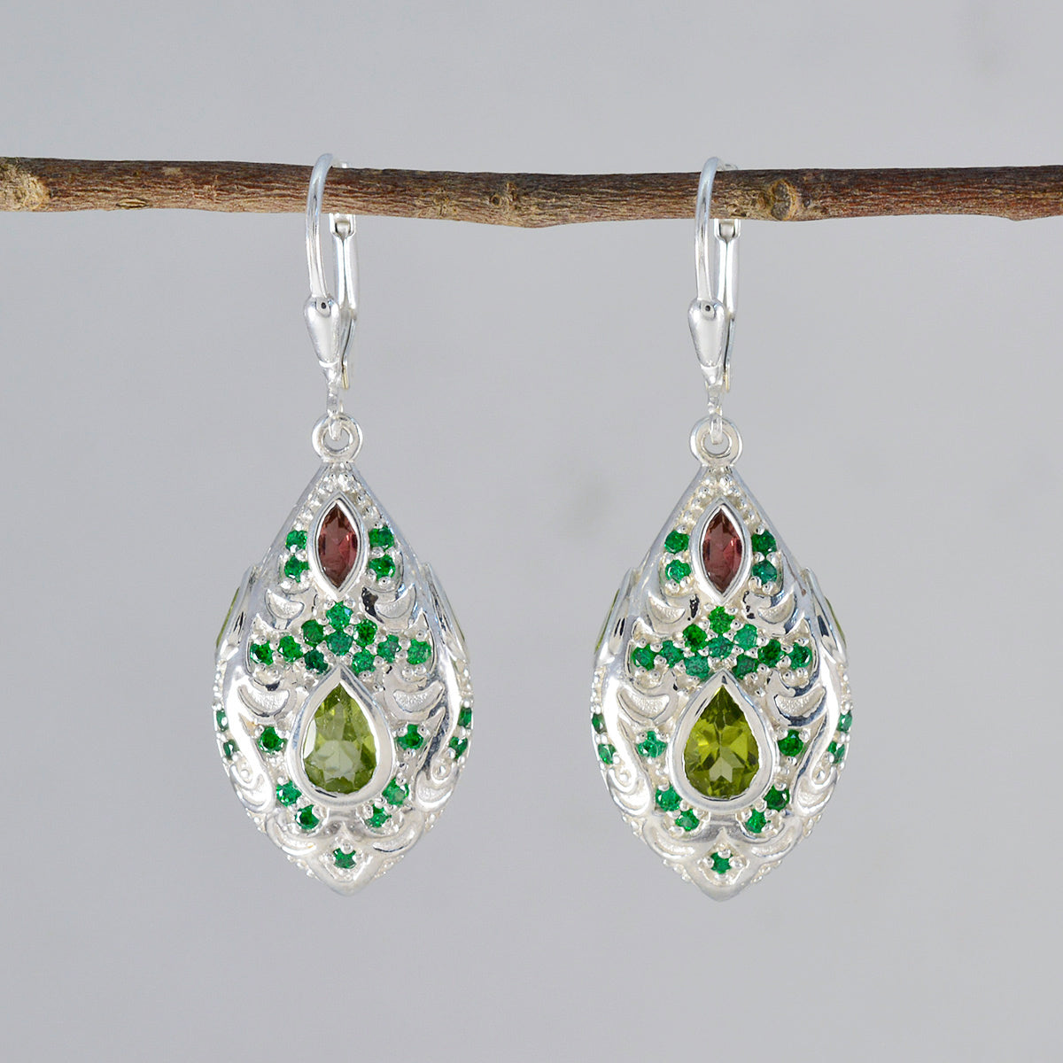 Evelyn multicolor Edgy multiple Dangle Earring
