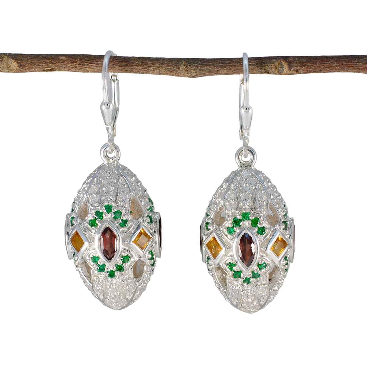 Yuna multicolor Statement multiple Dangle Earring Multi multicolor Dangle
