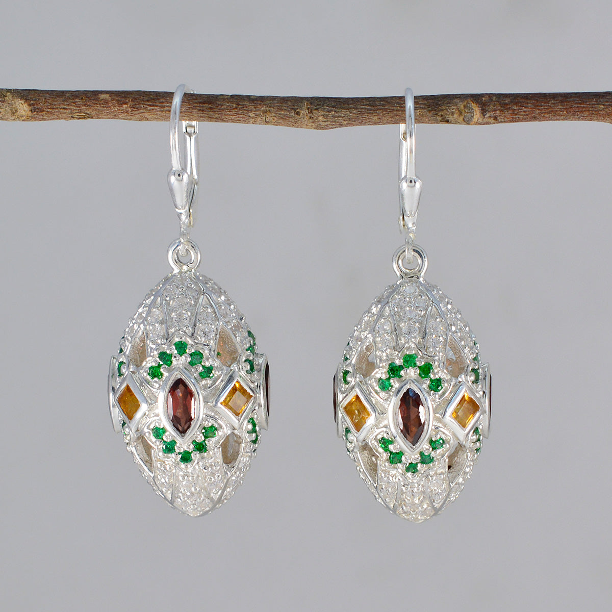 Yuna multicolor Statement multiple Dangle Earring