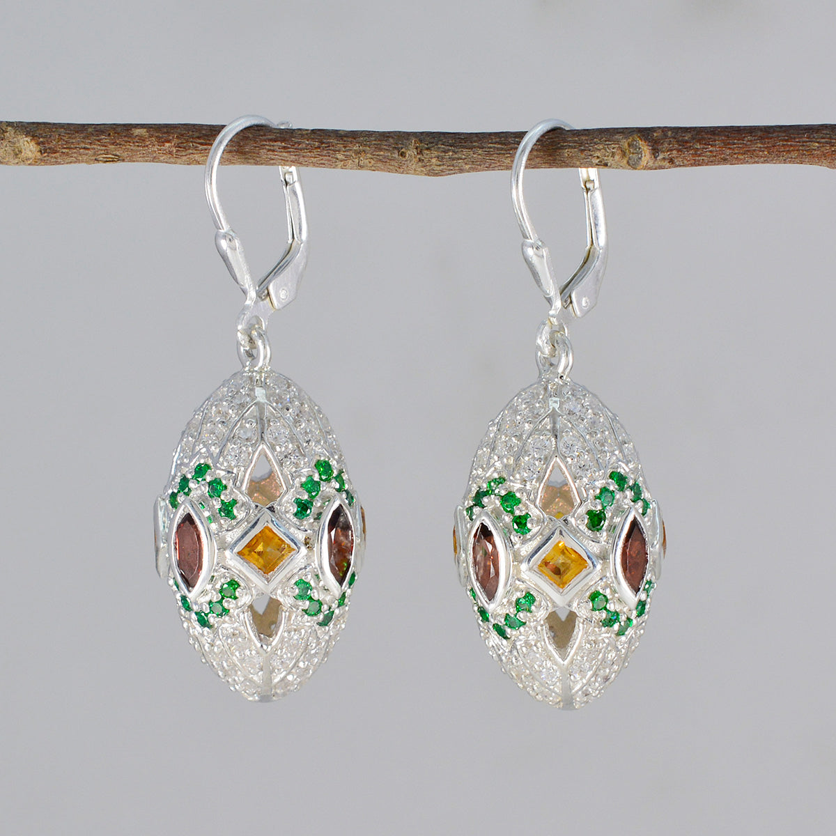 Yuna multicolor Statement multiple Dangle Earring