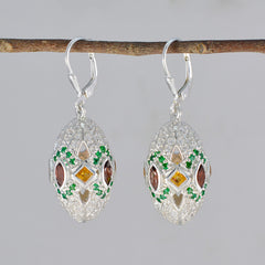 Yuna multicolor Statement multiple Dangle Earring