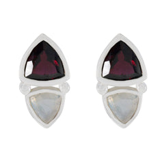 Rosa multicolor Slim Toi et Moi Stud Earring Multi multicolor Stud