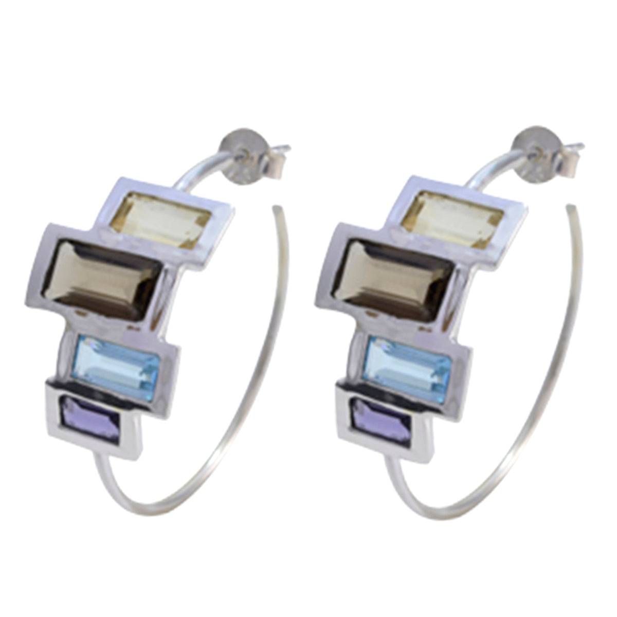 Bruna multicolor Mid weight multiple Stud Earring Multi multicolor Stud