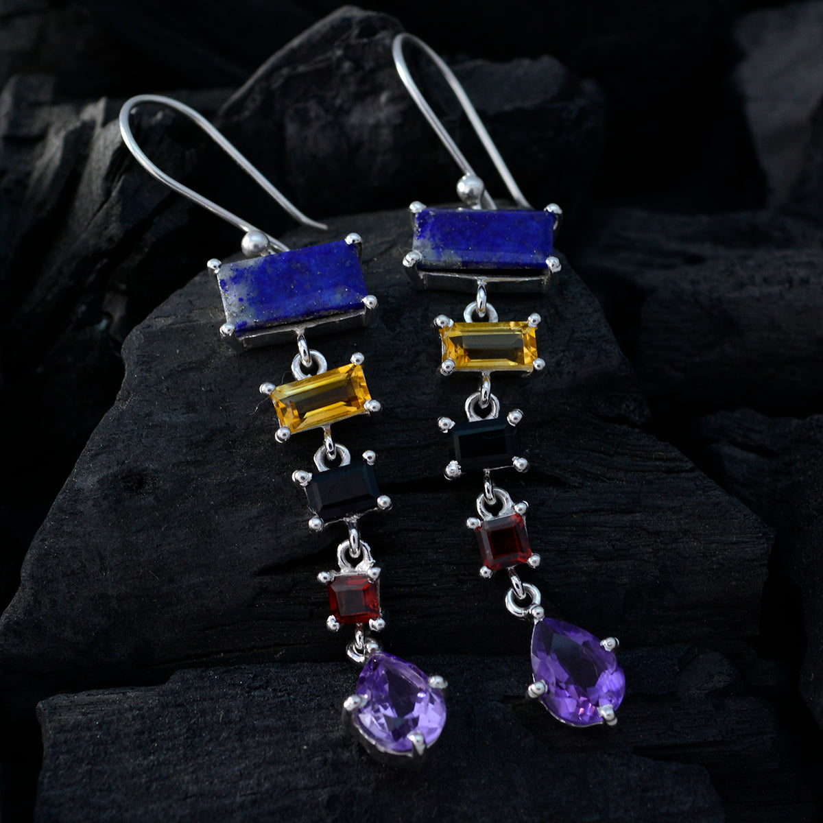 Laura multicolor Versatile multiple Dangle Earring