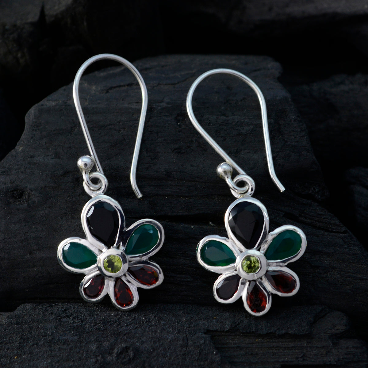 Luna multicolor Whisper thin multiple Dangle Earring