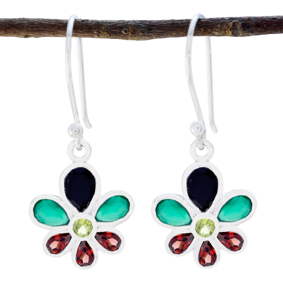 Luna multicolor Whisper thin multiple Dangle Earring Multi multicolor Dangle