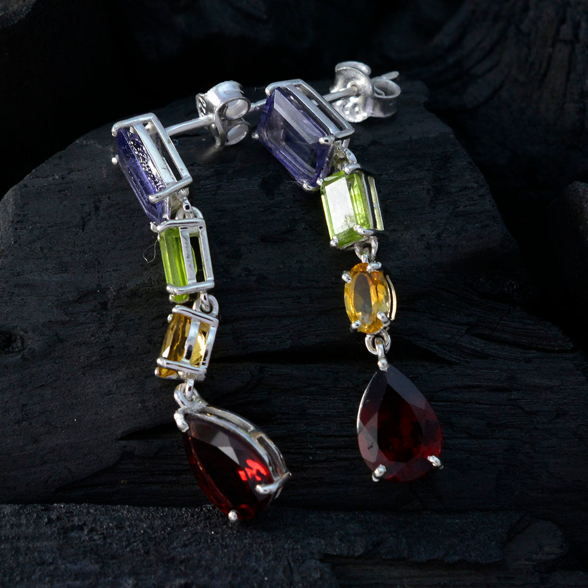 Marie multicolor Whisper thin multiple Dangle Earring