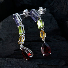 Marie multicolor Whisper thin multiple Dangle Earring