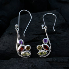 Valentina multicolor Dainty quarter Dangle Earring
