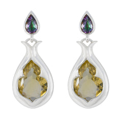 Evelyn multicolor Edgy Toi et Moi Stud Earring Multi multicolor Stud