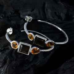 Stella multicolor Mid weight Trilogy Stud Earring