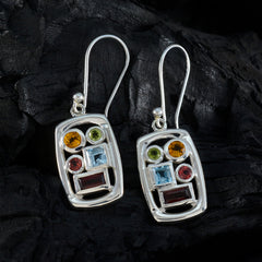 Constanza multicolor Mid weight Penta Dangle Earring
