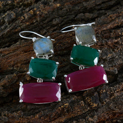 Luisa multicolor Edgy Trilogy Dangle Earring