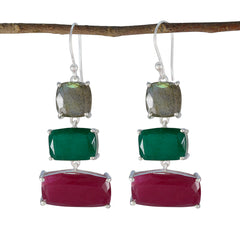 Luisa multicolor Edgy Trilogy Dangle Earring Multi multicolor Dangle