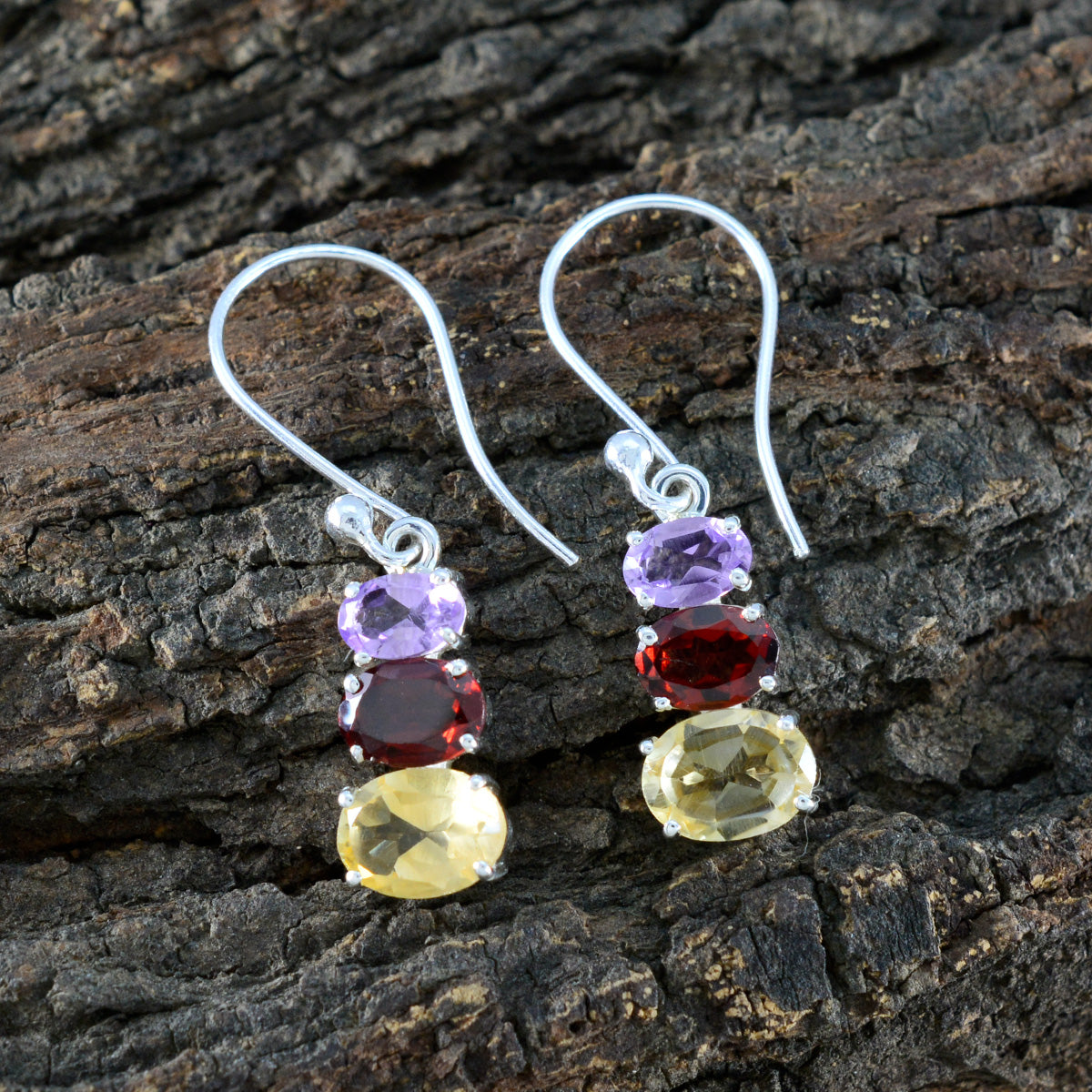 Stella multicolor Dainty multiple Dangle Earring
