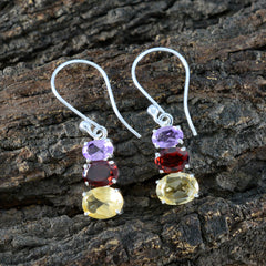 Stella multicolor Dainty multiple Dangle Earring