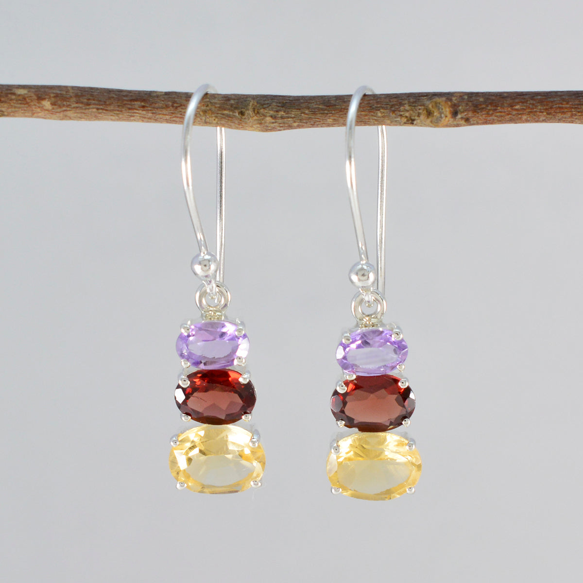 Stella multicolor Dainty multiple Dangle Earring