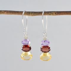 Stella multicolor Dainty multiple Dangle Earring