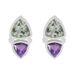 Agnes multicolor Slim Toi et Moi Stud Earring Multi multicolor Stud