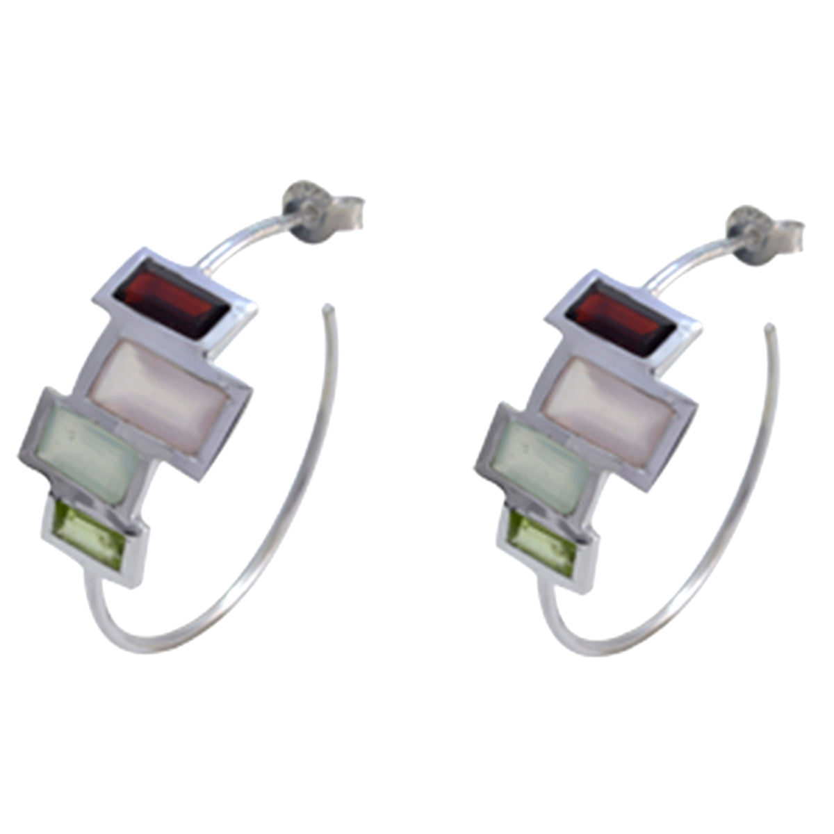 Amanda multicolor Mid weight multiple Stud Earring Multi multicolor Stud