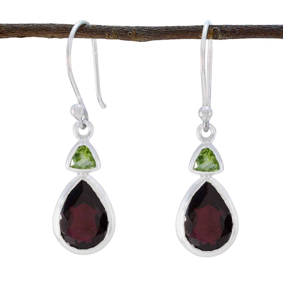 Constanza multicolor Slim Toi et Moi Dangle Earring Multi multicolor Dangle