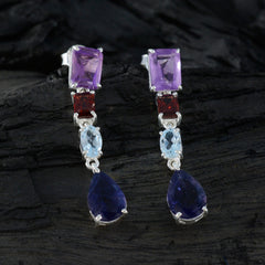 Nayara multicolor Slim quarter Stud Earring