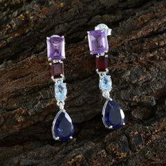 Nayara multicolor Slim quarter Stud Earring