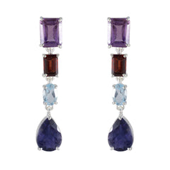 Nayara multicolor Slim quarter Stud Earring Multi multicolor Stud