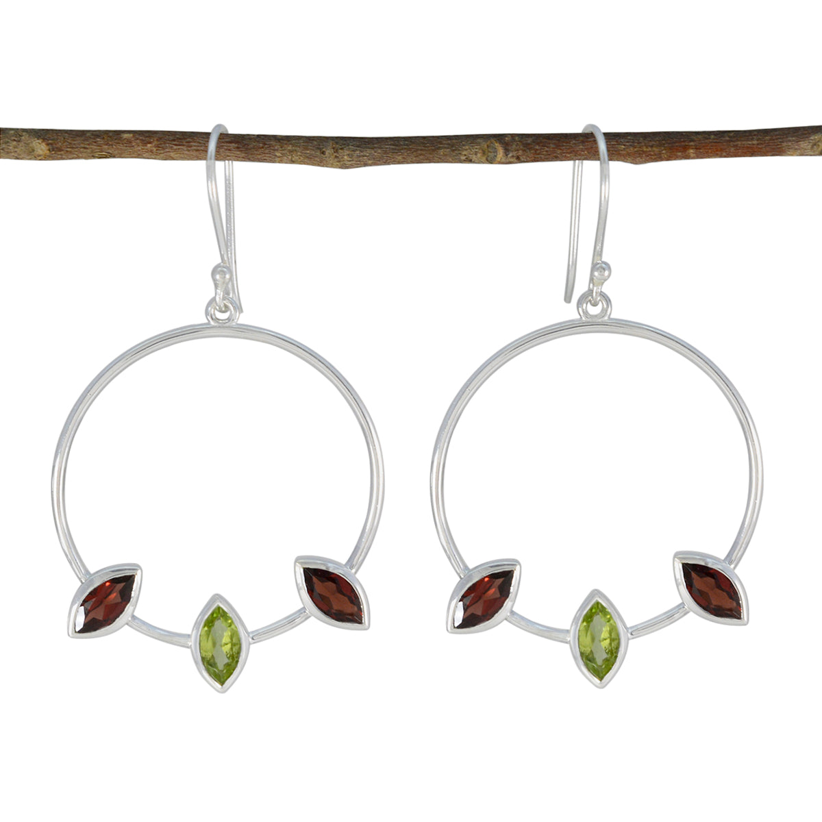 Nova multicolor Minimal Trilogy Dangle Earring Multi multicolor Dangle