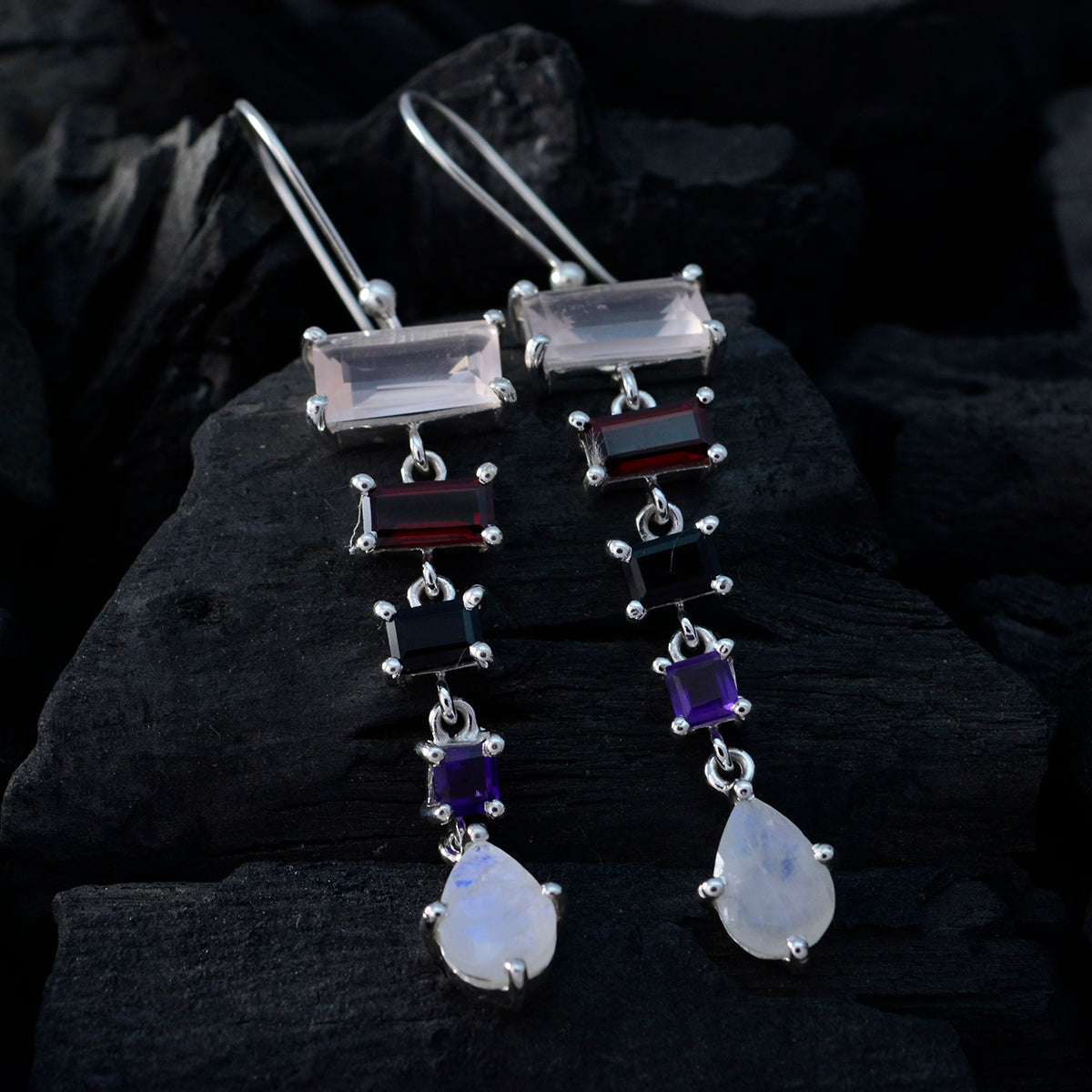 Alina multicolor Versatile multiple Dangle Earring