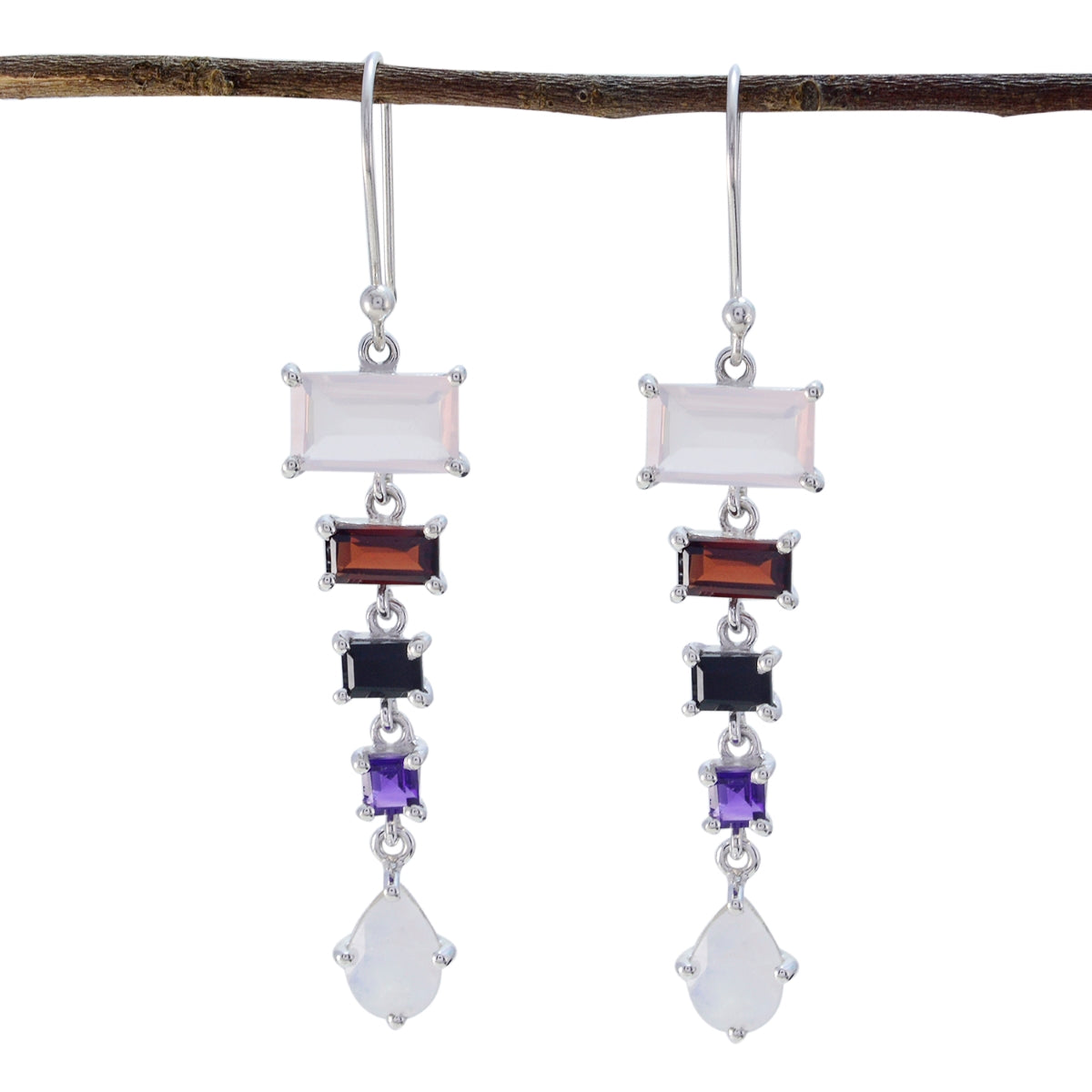 Alina multicolor Versatile multiple Dangle Earring Multi multicolor Dangle