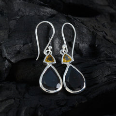 Daniela multicolor Slim Toi et Moi Dangle Earring