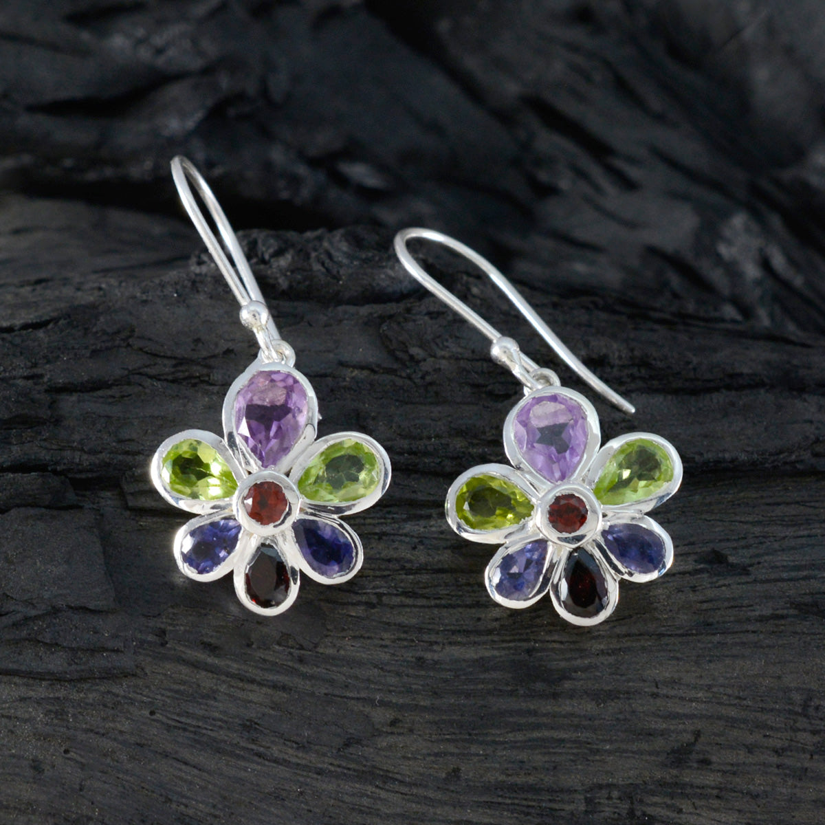 Laura multicolor Slim multiple Dangle Earring