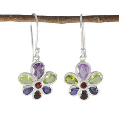 Laura multicolor Slim multiple Dangle Earring Multi multicolor Dangle