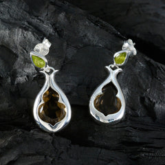 Ida multicolor Edgy Toi et Moi Stud Earring
