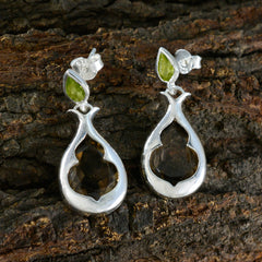 Ida multicolor Edgy Toi et Moi Stud Earring