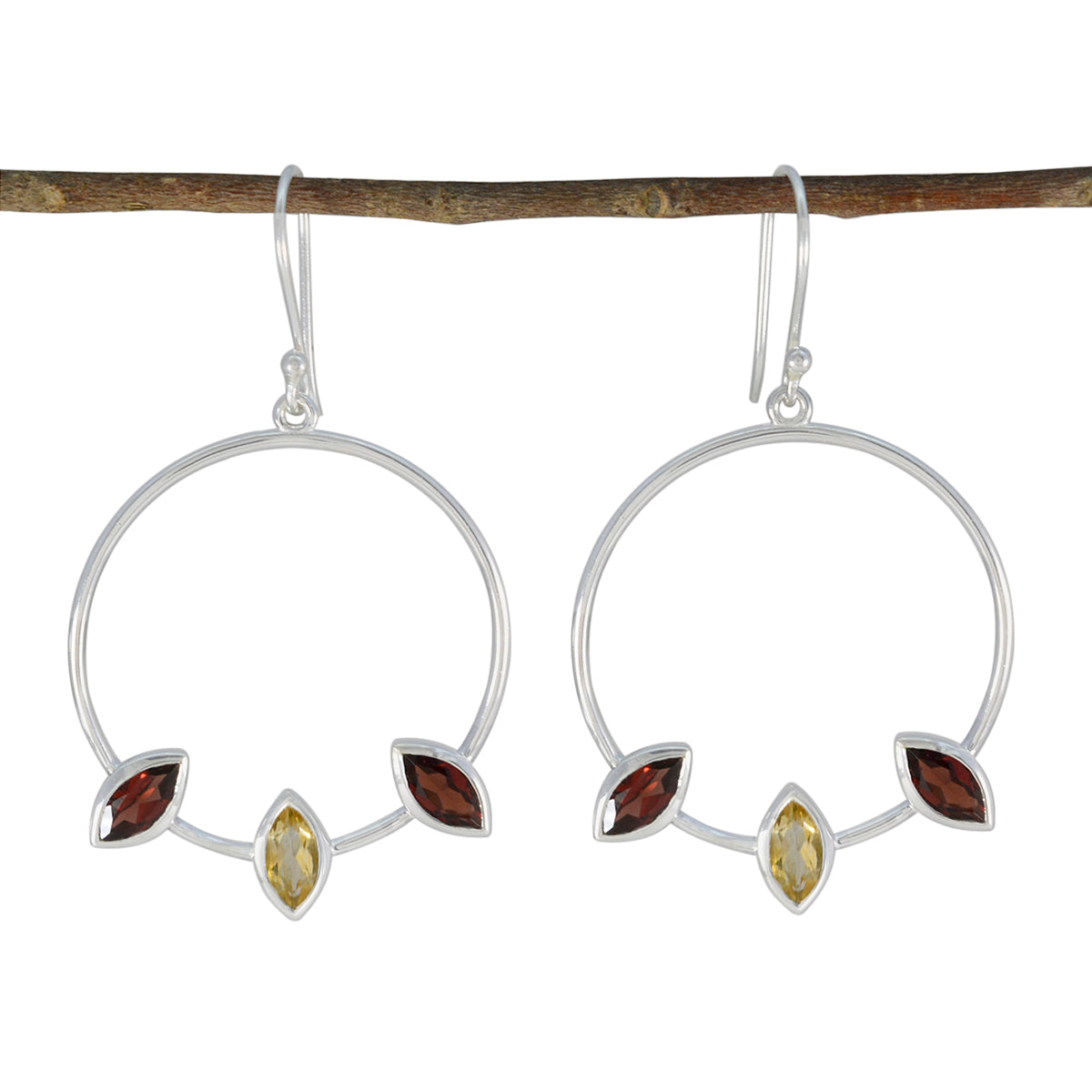 Olivia multicolor Minimal Trilogy Dangle Earring Multi multicolor Dangle