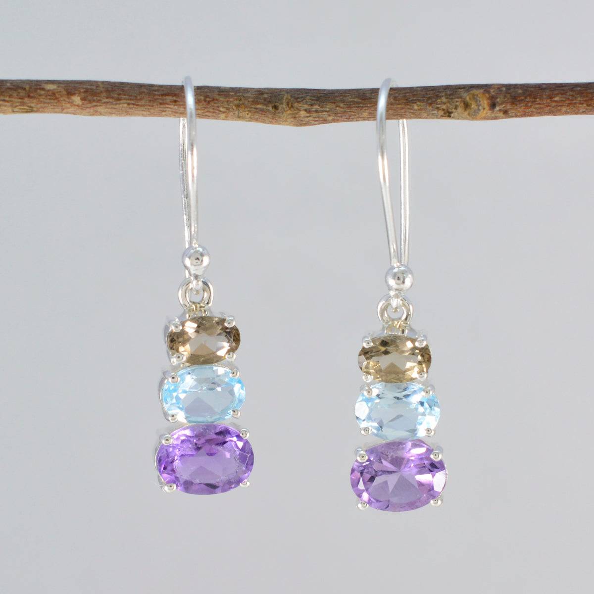Sarah multicolor Dainty multiple Dangle Earring