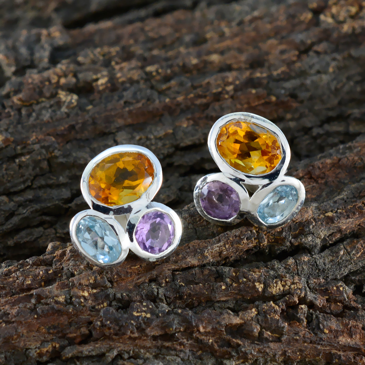 Hazel multicolor Featherlight multiple Stud Earring