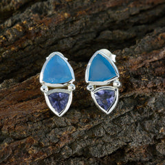 Alice multicolor Slim Toi et Moi Stud Earring