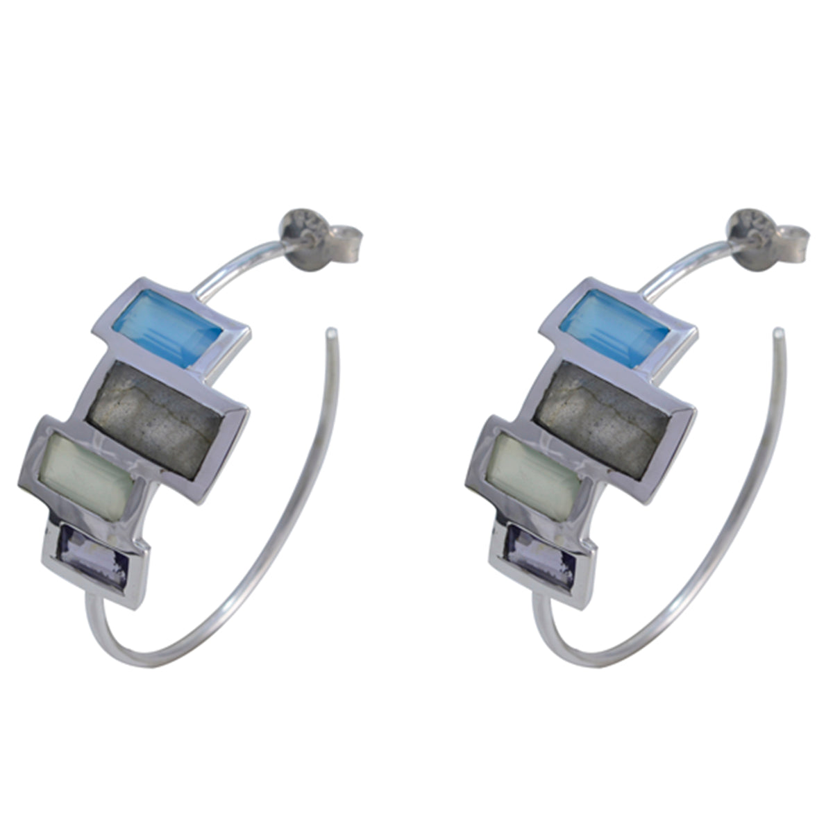 Andrea multicolor Mid weight multiple Stud Earring Multi multicolor Stud