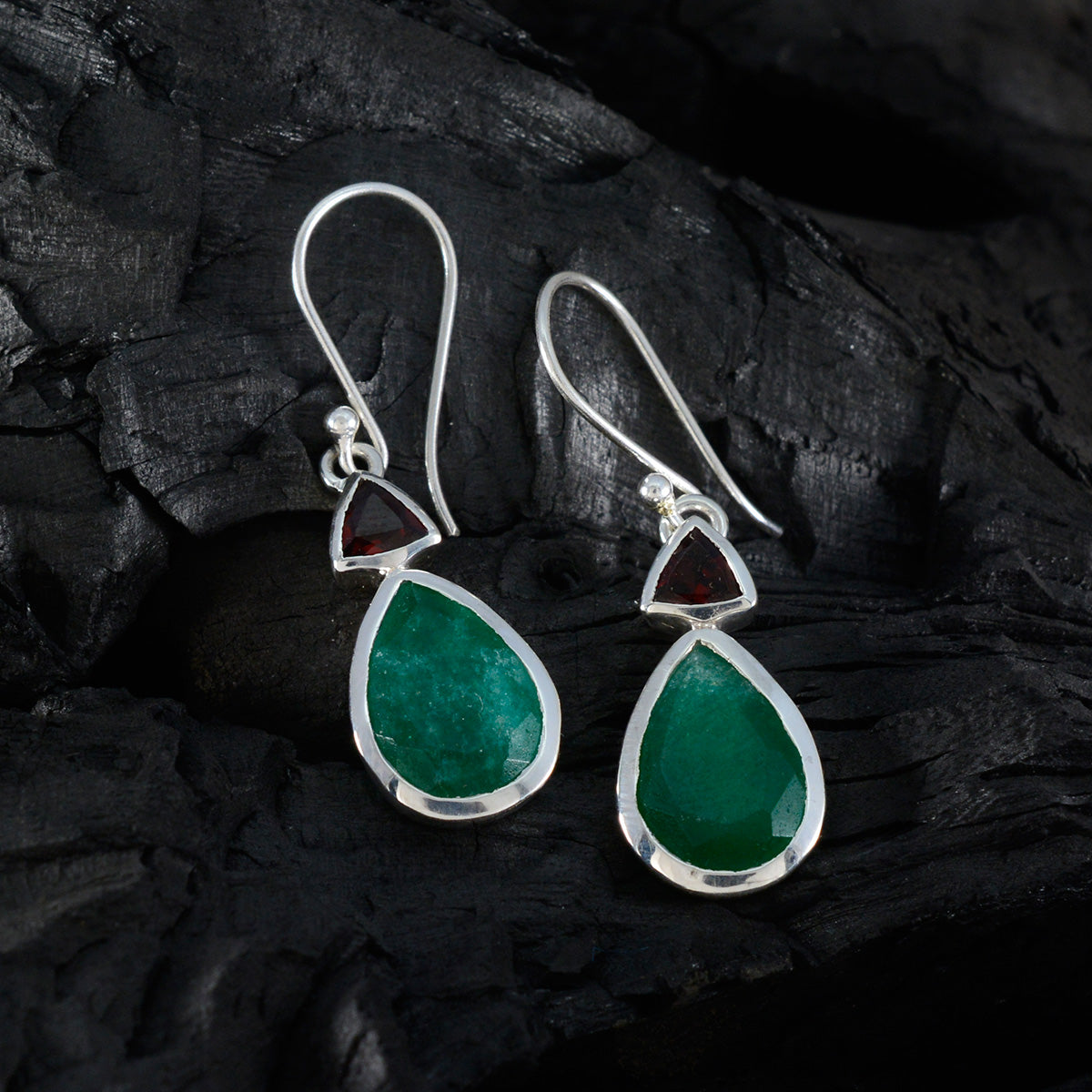 Dayana multicolor Slim Toi et Moi Dangle Earring