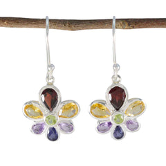 Lorena multicolor Slim multiple Dangle Earring Multi multicolor Dangle