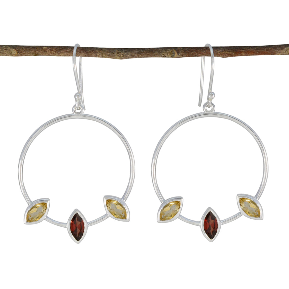 Pauline multicolor Minimal Trilogy Dangle Earring Multi multicolor Dangle