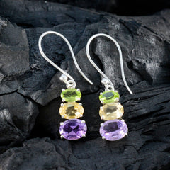 Savannah multicolor Dainty multiple Dangle Earring