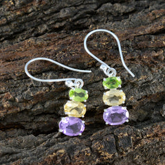 Savannah multicolor Dainty multiple Dangle Earring