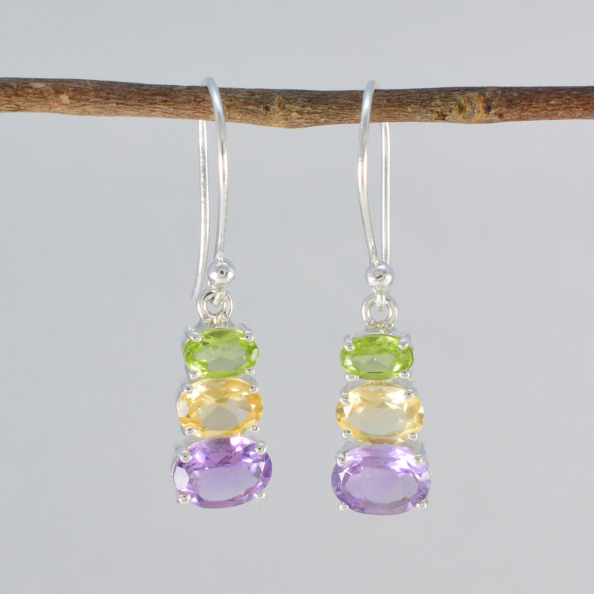 Savannah multicolor Dainty multiple Dangle Earring