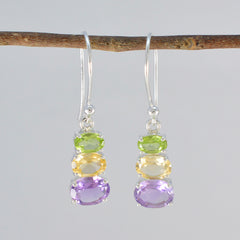Savannah multicolor Dainty multiple Dangle Earring